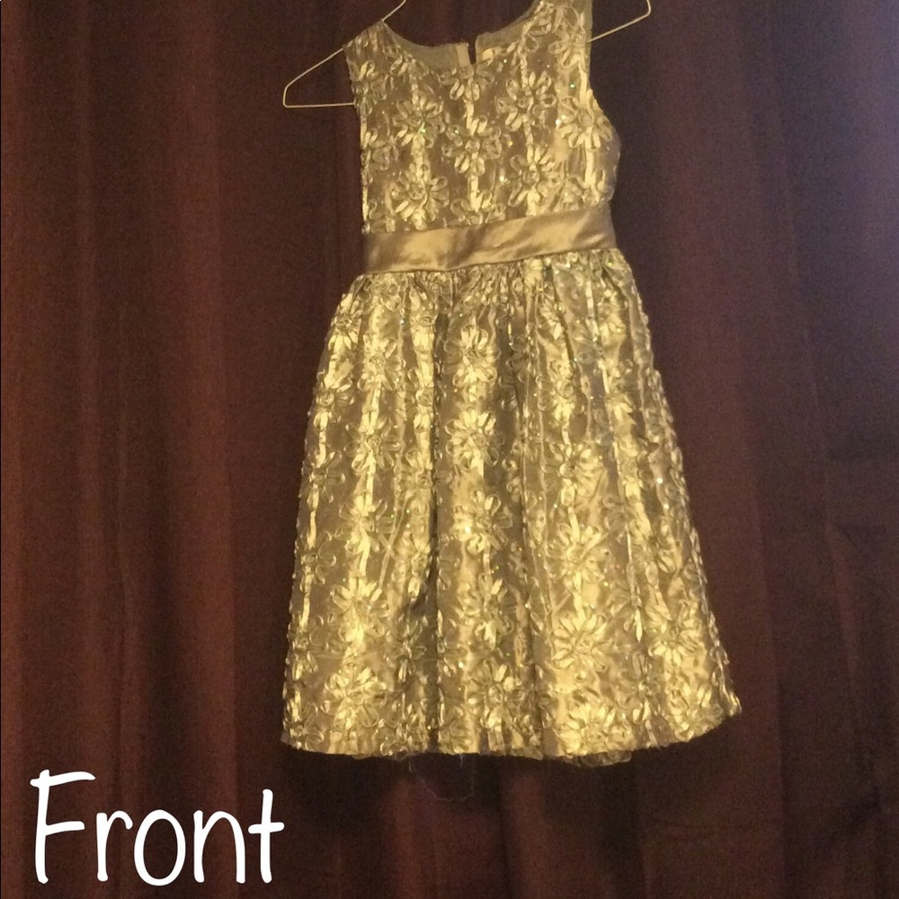 Grey/Silver girls dress size 12.